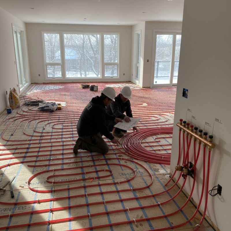 Radiant Floor Heating Installation