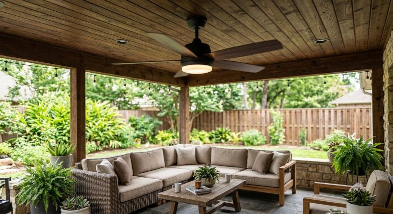 Gazebo Fan Installation in Conroe, TX