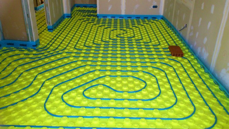 Radiant Floor Heating Installation