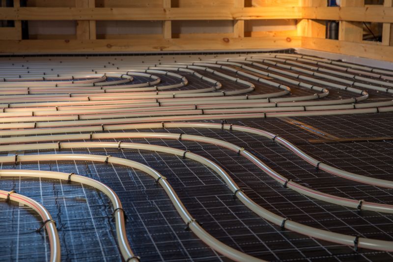 Completed Radiant Floor Heating System